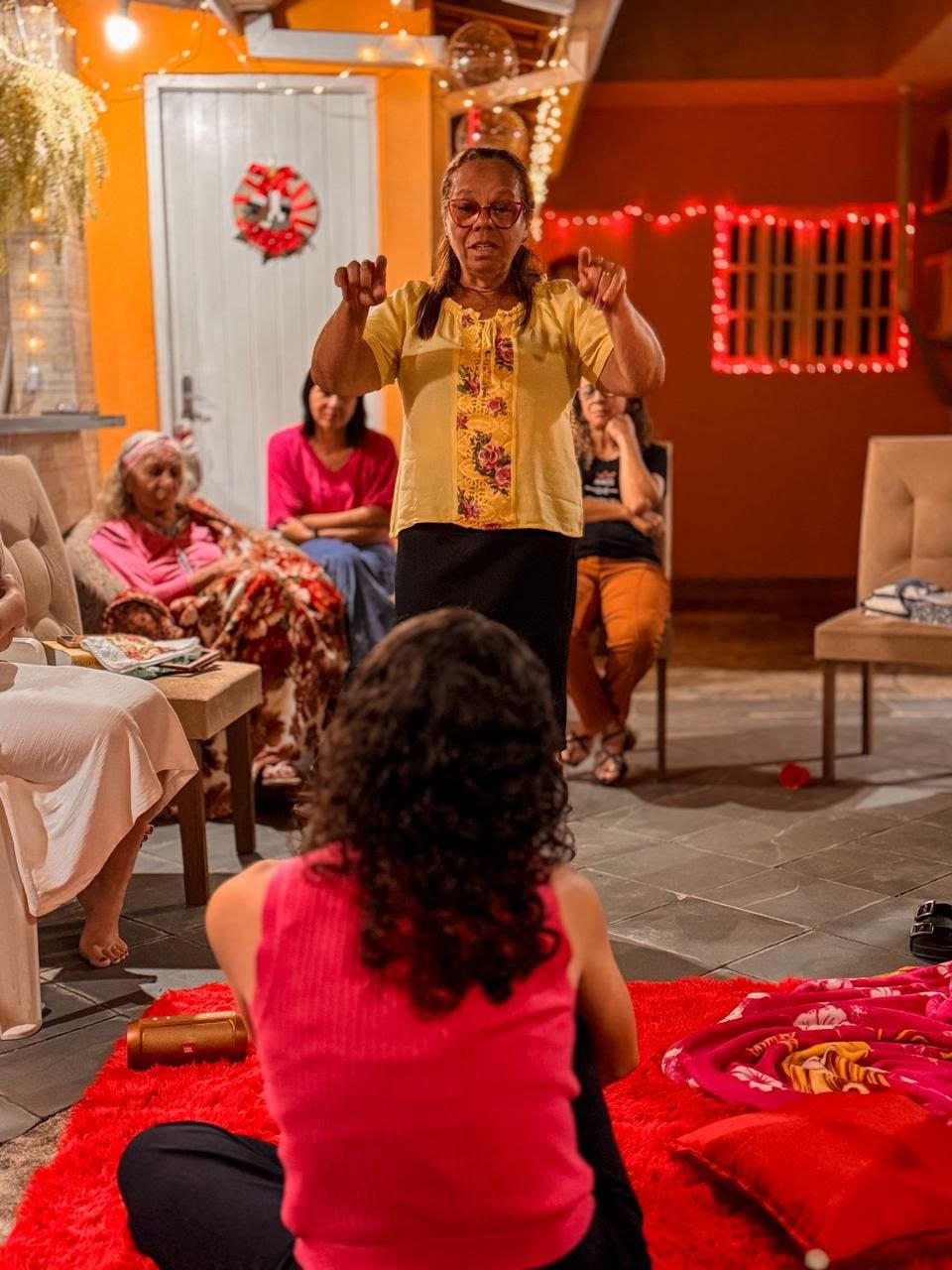 Momento juntas — Encontro Pink's Mulher Corajosa