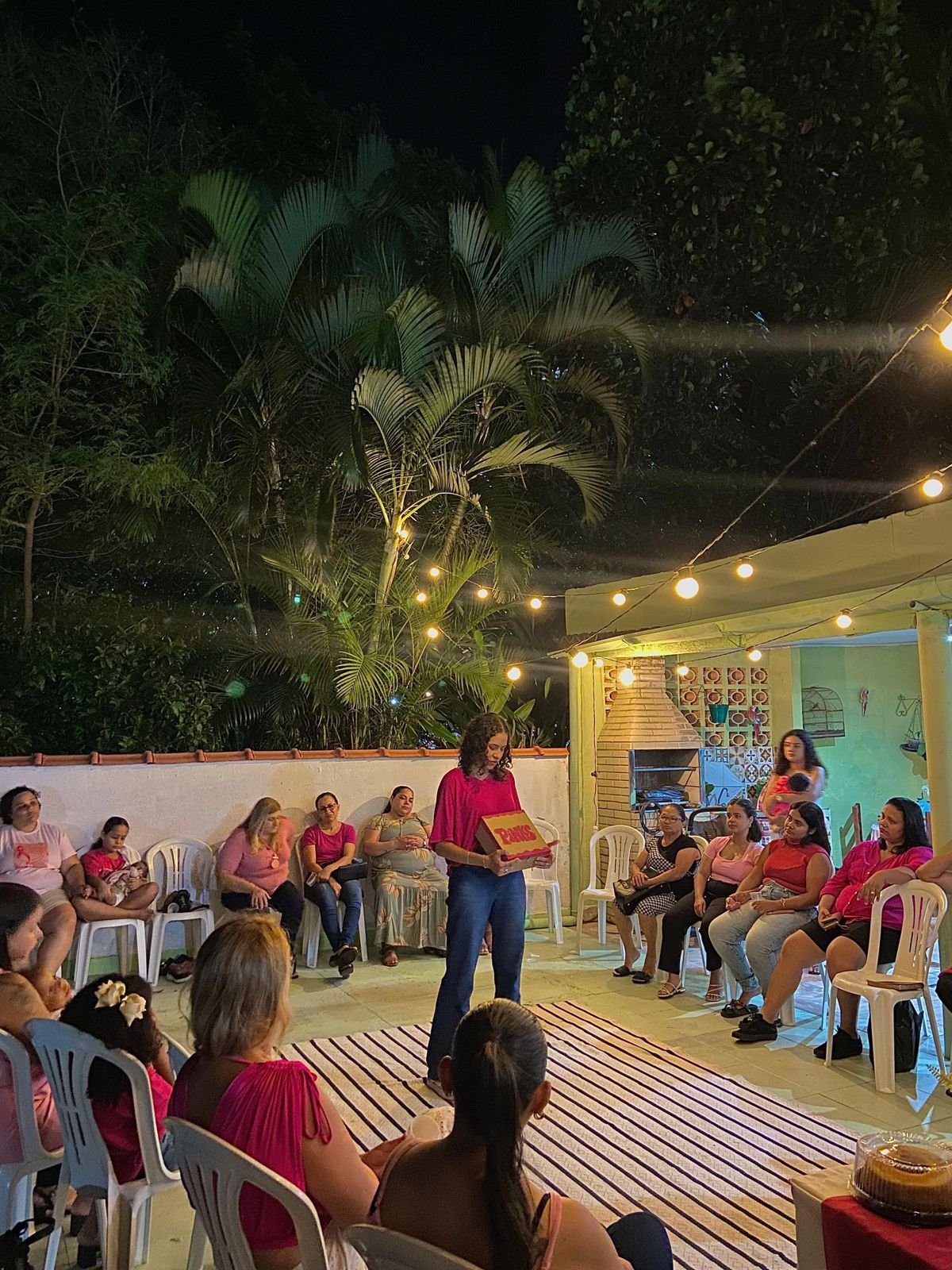 Preparativos do encontro — Encontro Pink's Mulher Corajosa